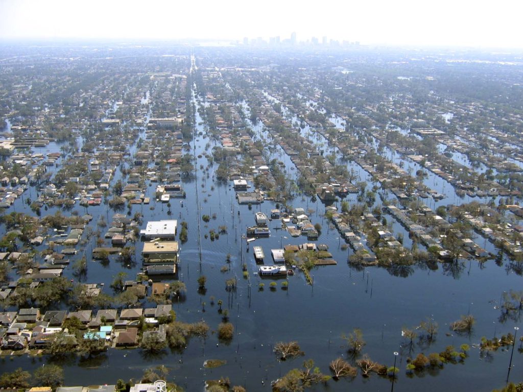 Barrios inundados- Huracán Katrina- EE.UU. - 2005